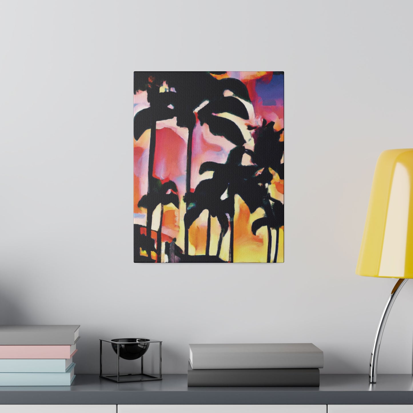 4986G - Miami Beach Sunset Painting Print | Miami | Beach | Sunset | Poster | Home Decor | Wall Art | Canvas