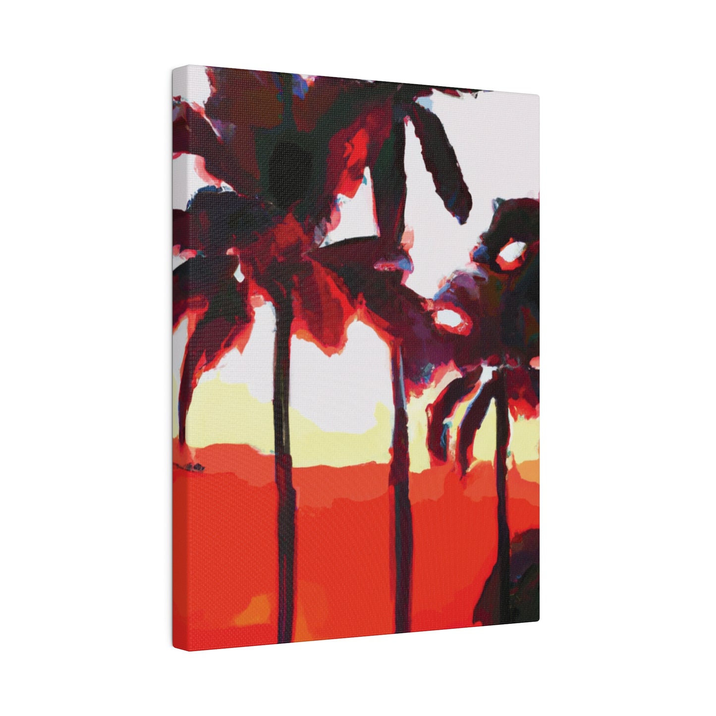 6831K - Miami Beach Sunset Painting Print | Miami | Beach | Sunset | Poster | Home Decor | Wall Art | Canvas