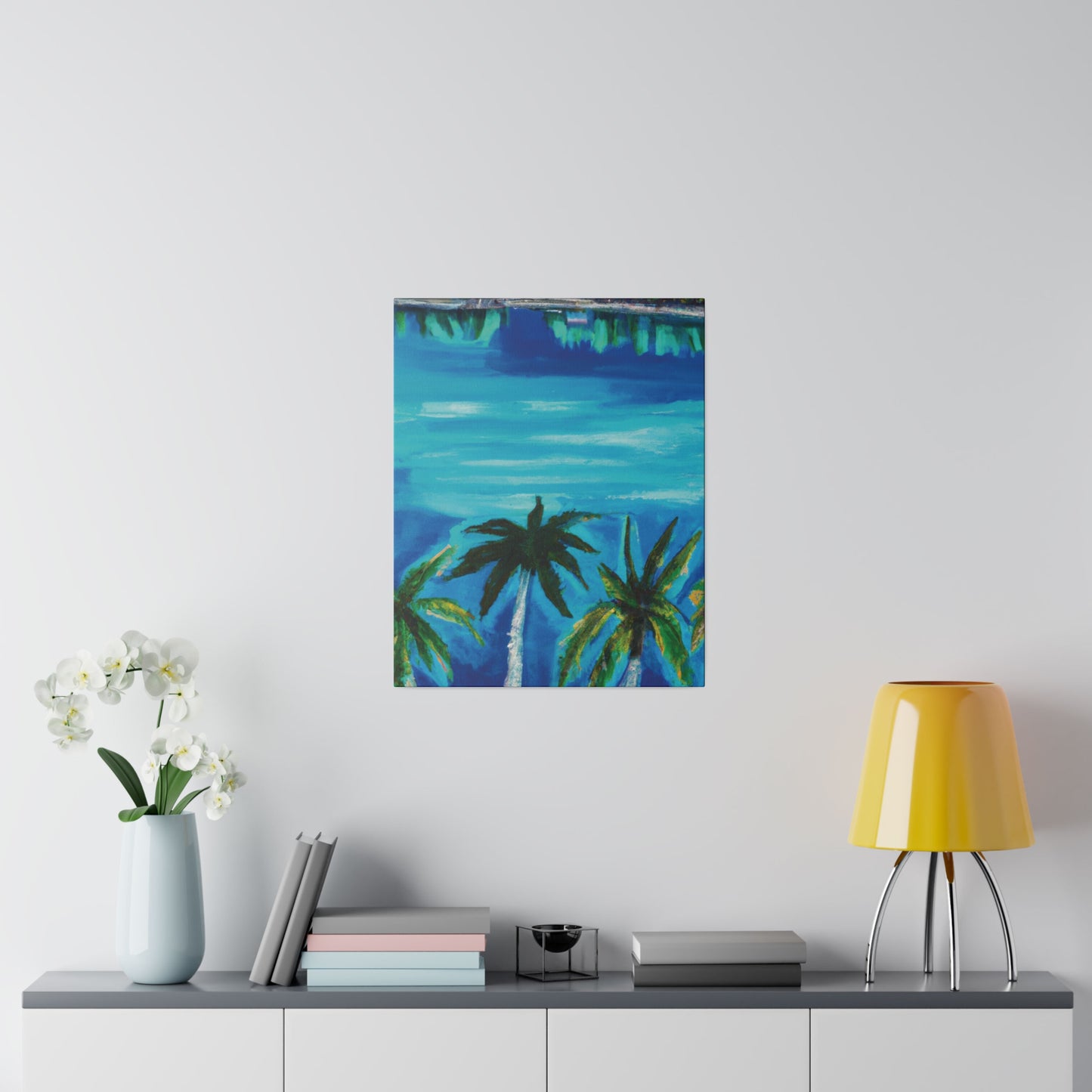 6741K - Bahamas Ocean Painting Print | Bahamas | Ocean | Beach | Poster | Home Decor | Wall Art | Canvas