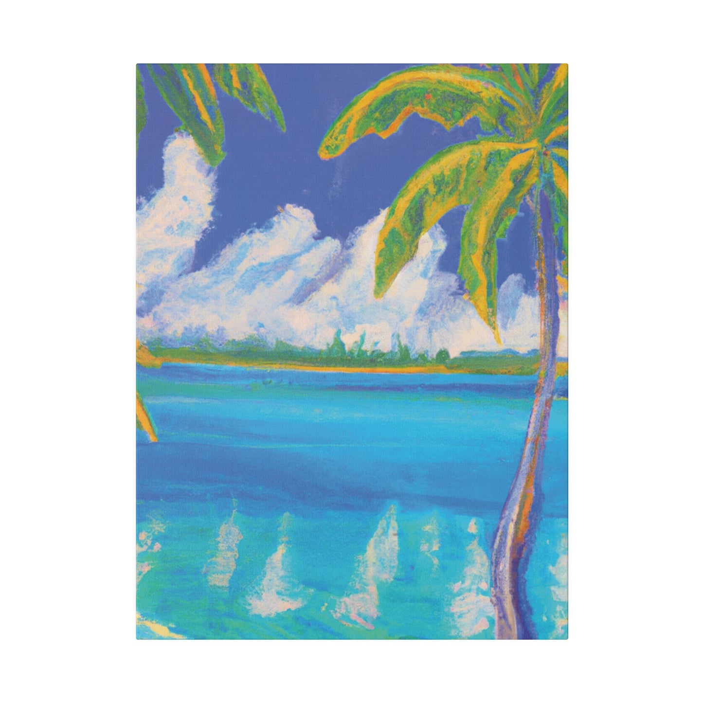 3054I - Bahamas Ocean Painting Print | Bahamas | Ocean | Beach | Poster | Home Decor | Wall Art | Canvas