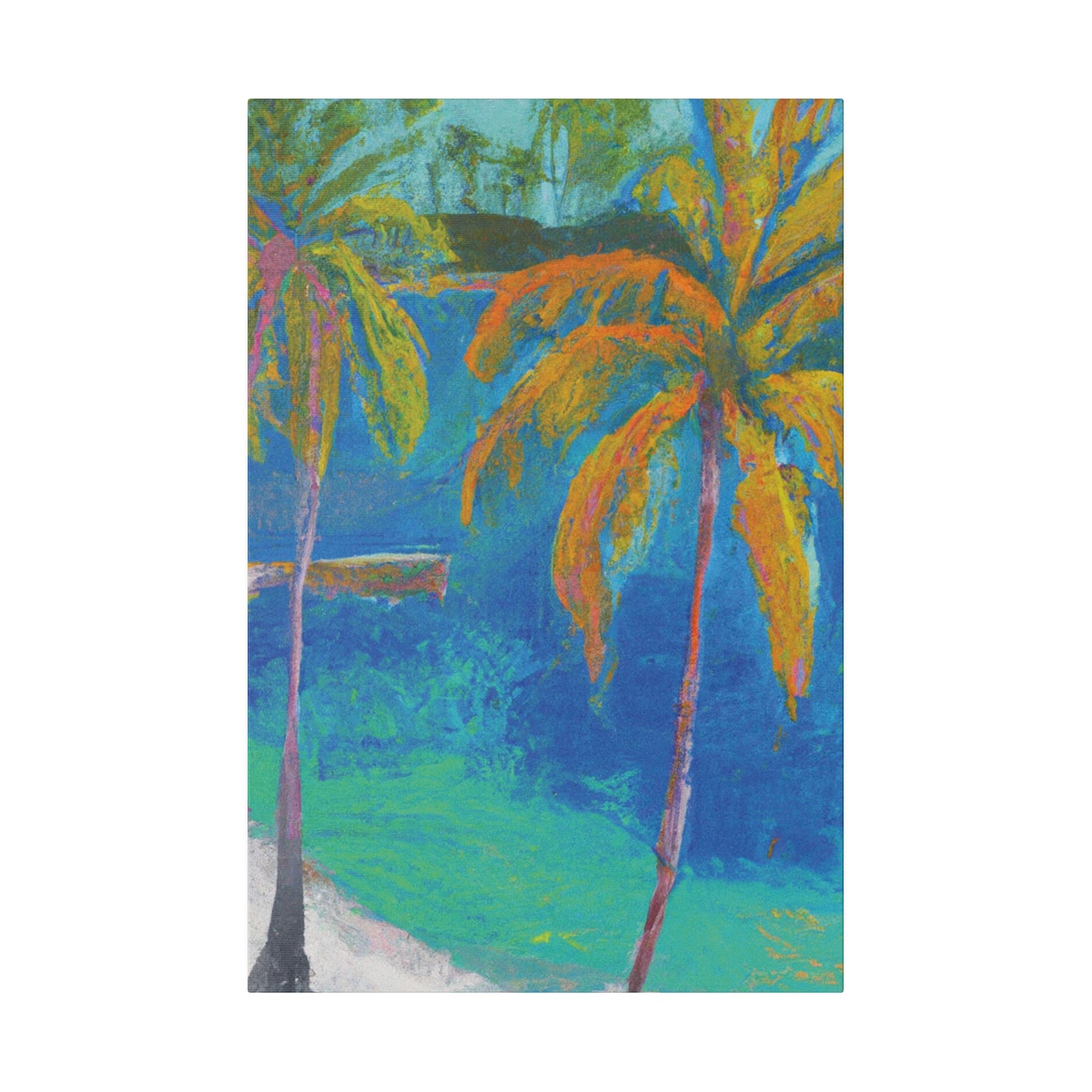 5481T - Bahamas Ocean Painting Print | Bahamas | Ocean | Beach | Poster | Home Decor | Wall Art | Canvas