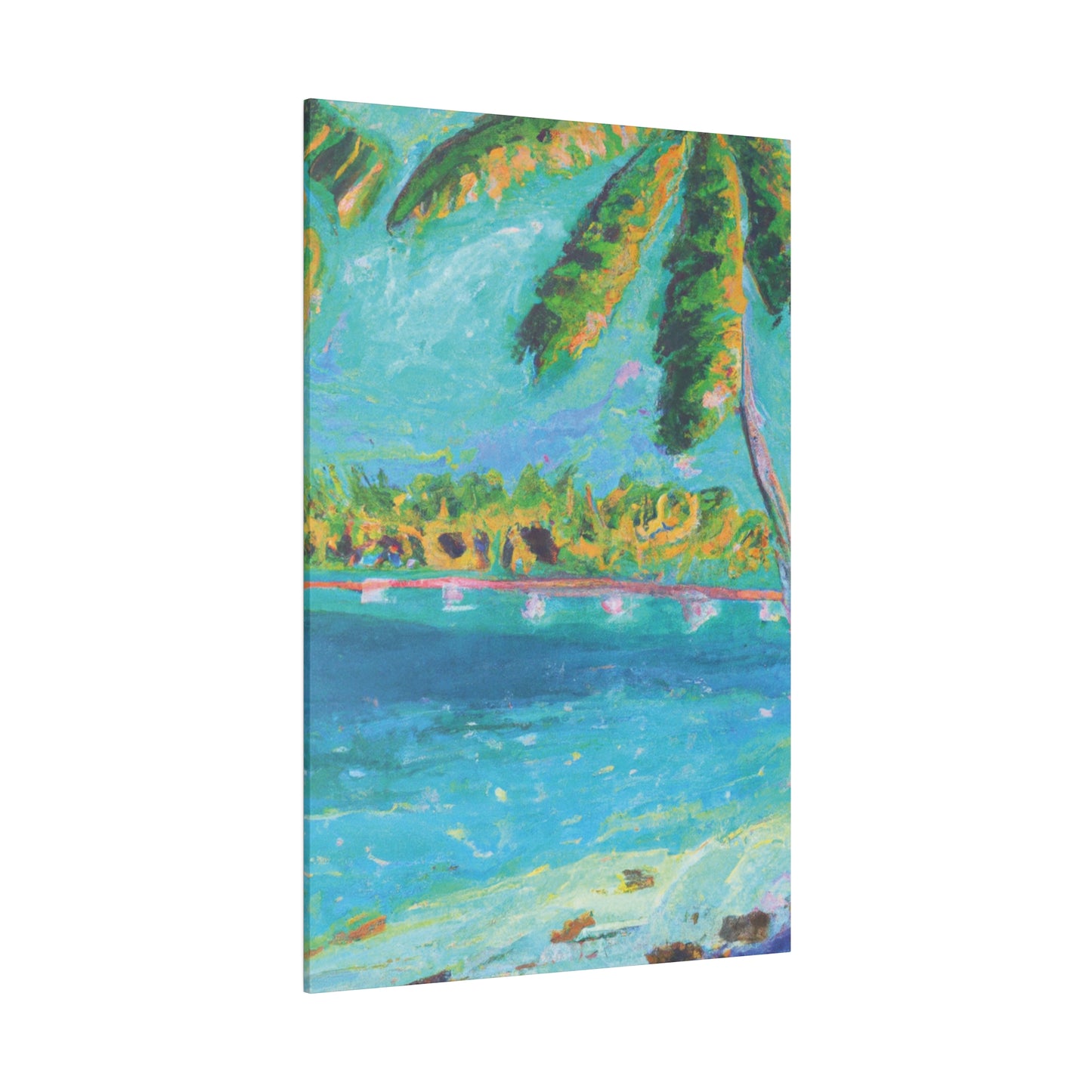 4831J - Bahamas Ocean Painting Print | Bahamas | Ocean | Beach | Poster | Home Decor | Wall Art | Canvas