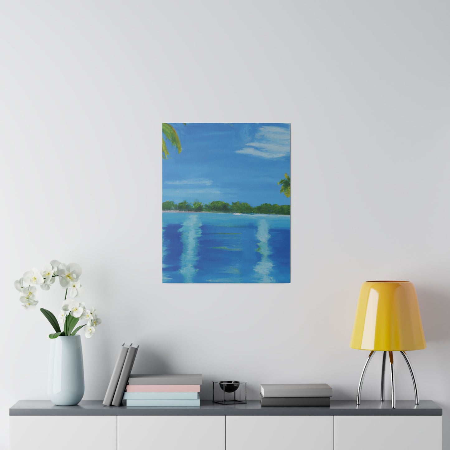 6876O - Bahamas Ocean Painting Print | Bahamas | Ocean | Beach | Poster | Home Decor | Wall Art | Canvas