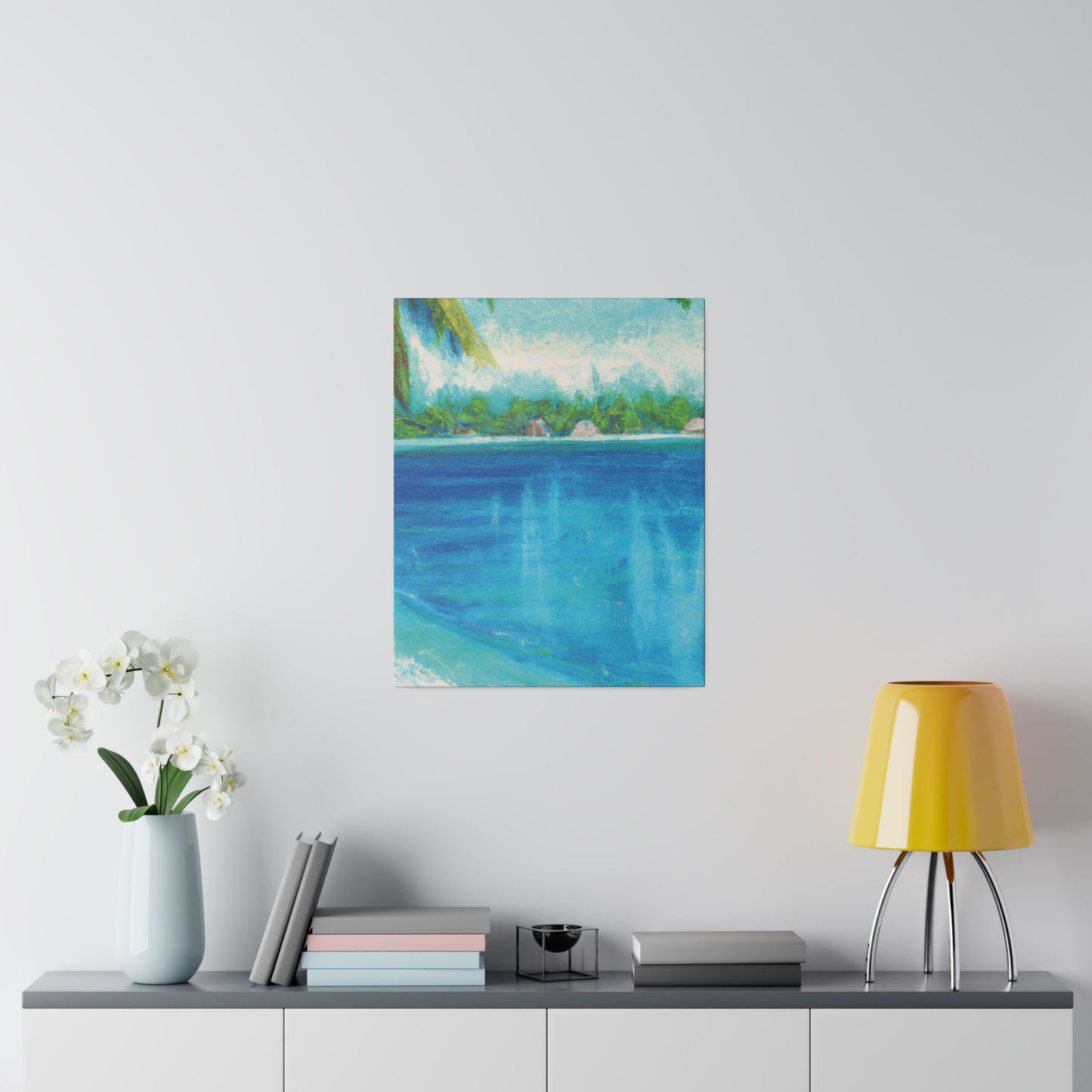 3198N - Bahamas Ocean Painting Print | Bahamas | Ocean | Beach | Poster | Home Decor | Wall Art | Canvas