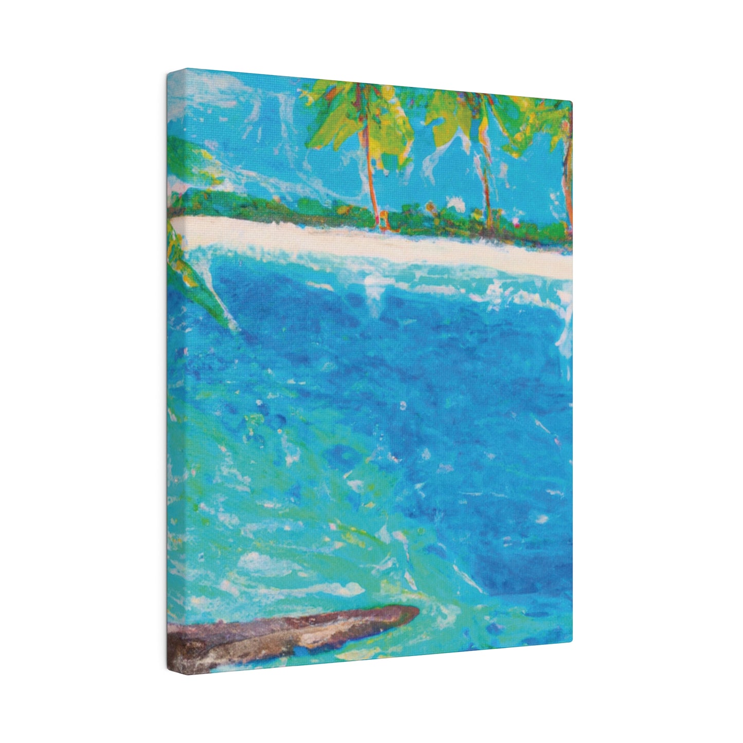 5065C - Bahamas Ocean Painting Print | Bahamas | Ocean | Beach | Poster | Home Decor | Wall Art | Canvas