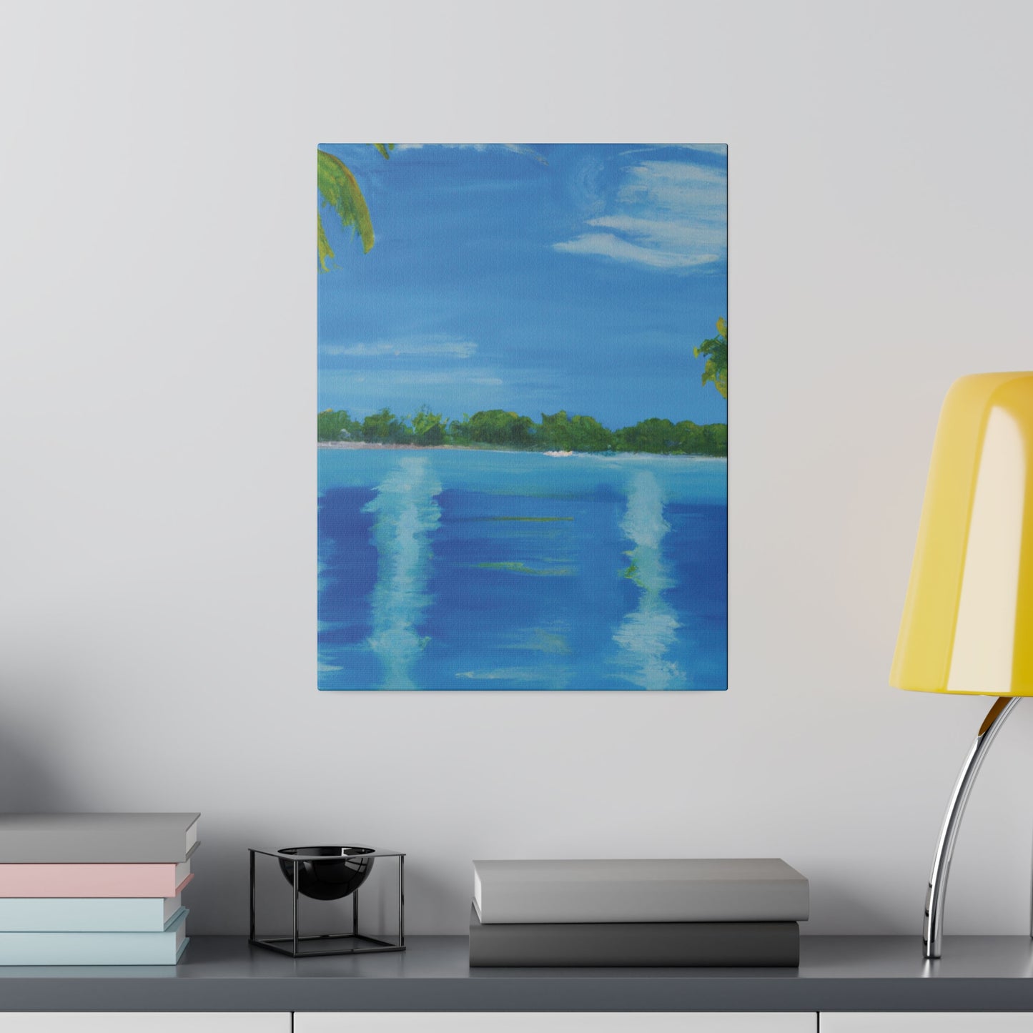 6876O - Bahamas Ocean Painting Print | Bahamas | Ocean | Beach | Poster | Home Decor | Wall Art | Canvas