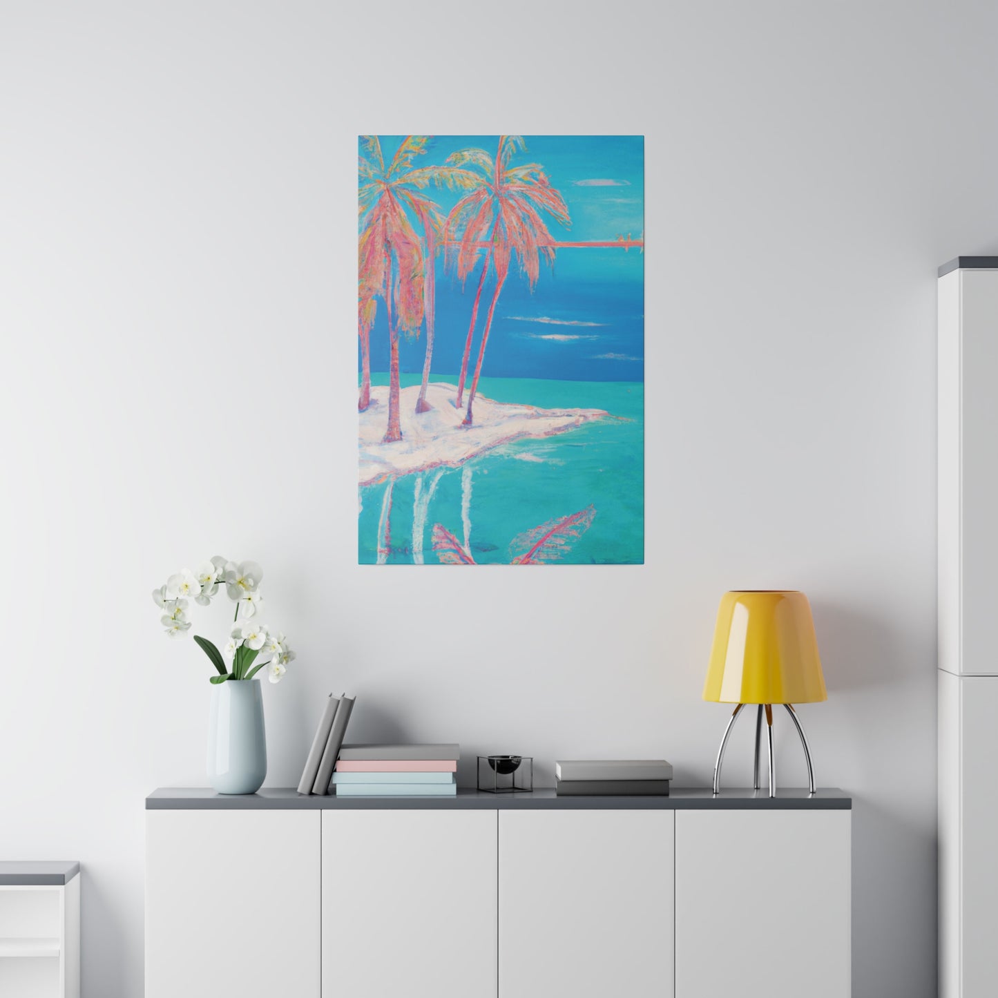 3162K - Bahamas Ocean Painting Print | Bahamas | Ocean | Beach | Poster | Home Decor | Wall Art | Canvas