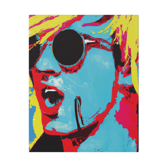 7198K - Rockstar Painting Print | Face | Abstract | Poster | Home Decor | Wall Art | Music Art | Canvas