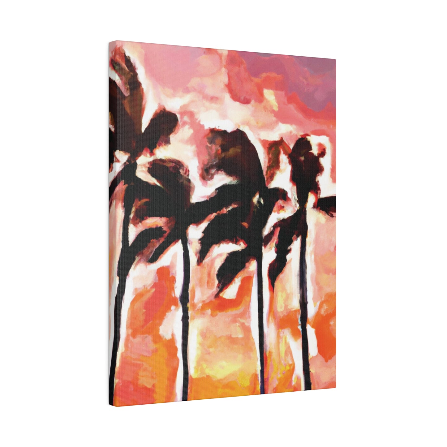 6129V - Miami Beach Sunset Painting Print | Miami | Beach | Sunset | Poster | Home Decor | Wall Art | Canvas