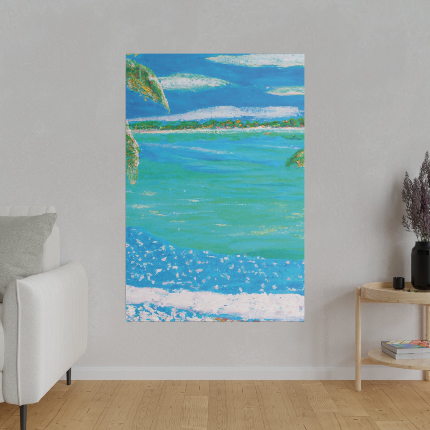 4740W - Bahamas Ocean Painting Print | Bahamas | Ocean | Beach | Poster | Home Decor | Wall Art | Canvas