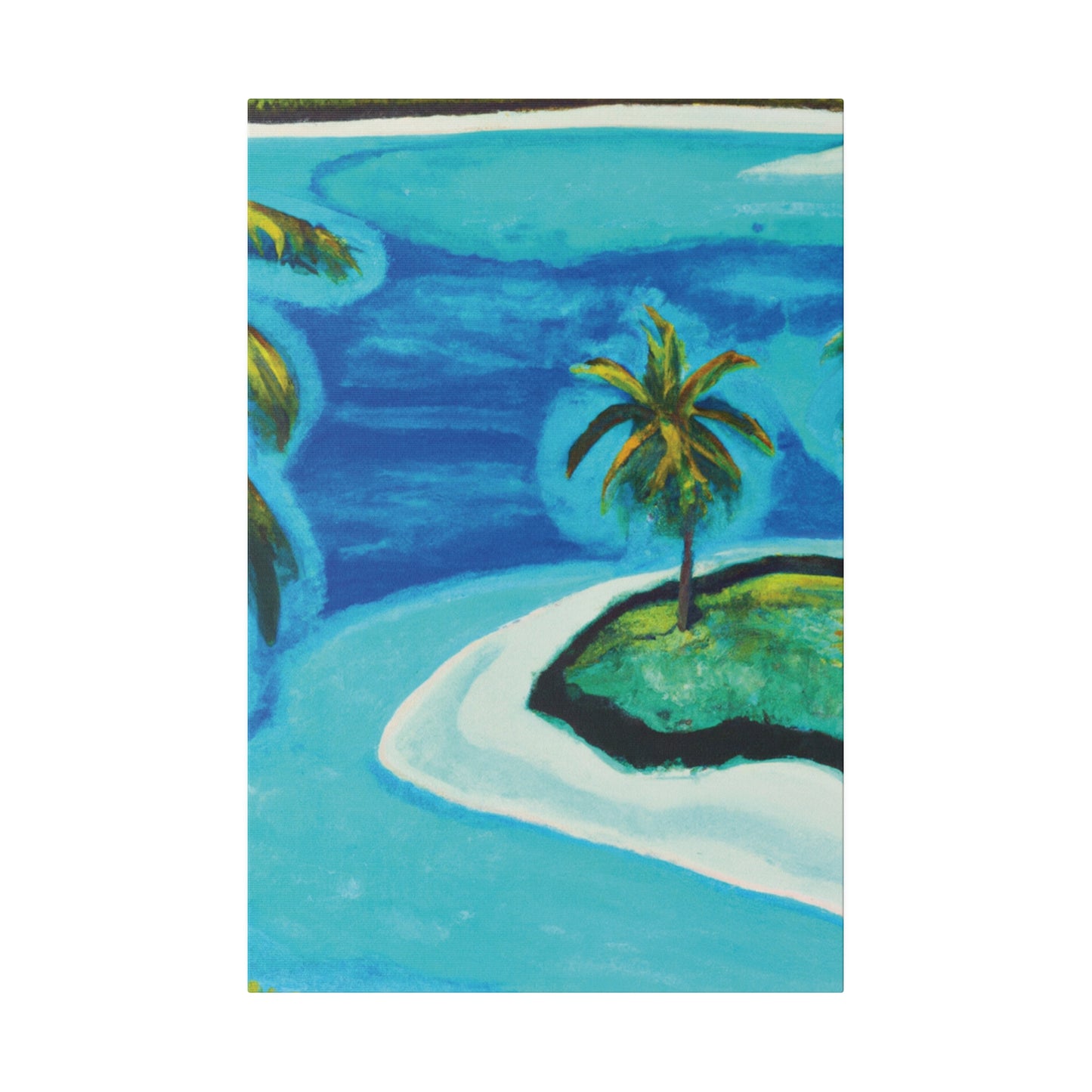 4265U - Bahamas Ocean Painting Print | Bahamas | Ocean | Beach | Poster | Home Decor | Wall Art | Canvas