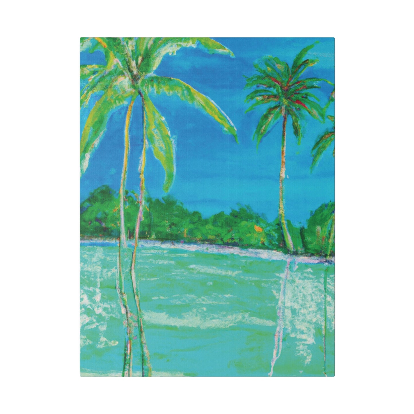 5185A - Bahamas Ocean Painting Print | Bahamas | Ocean | Beach | Poster | Home Decor | Wall Art | Canvas