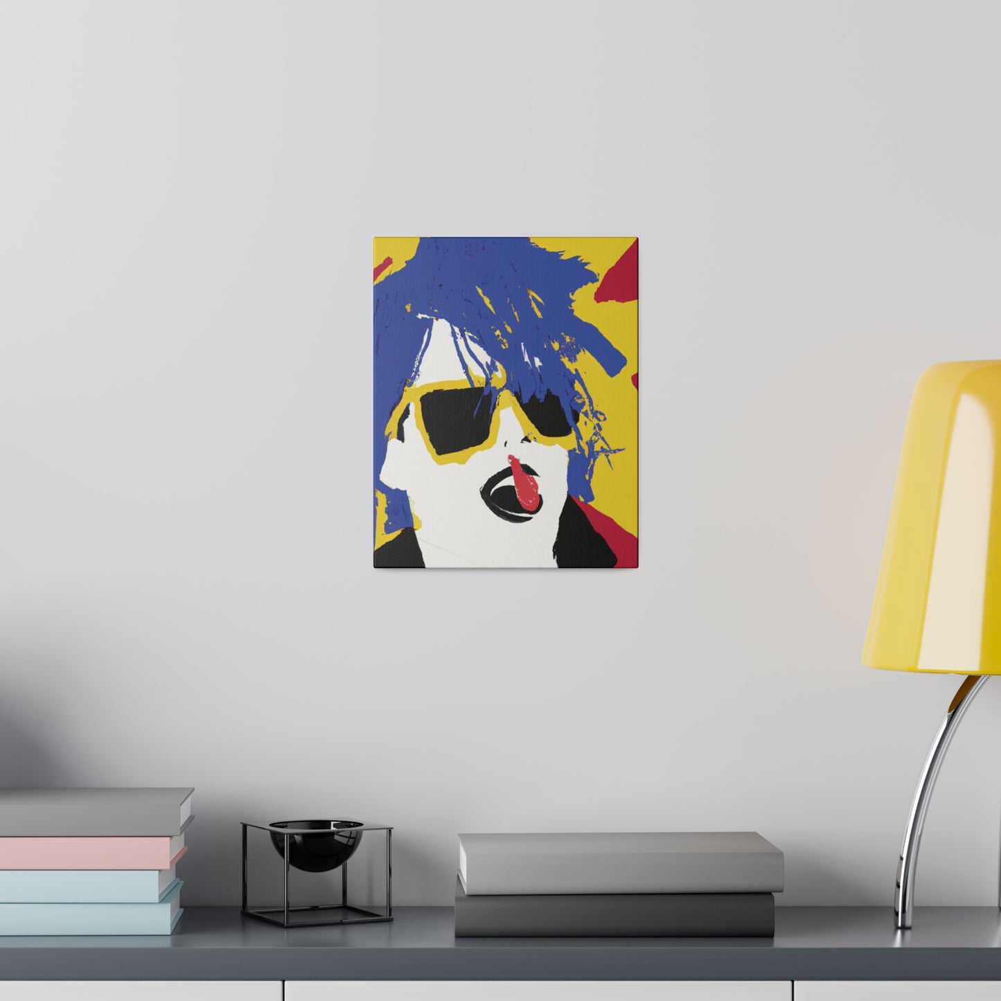 3157P - Rockstar Painting Print | Face | Abstract | Poster | Home Decor | Wall Art | Music Art | Canvas