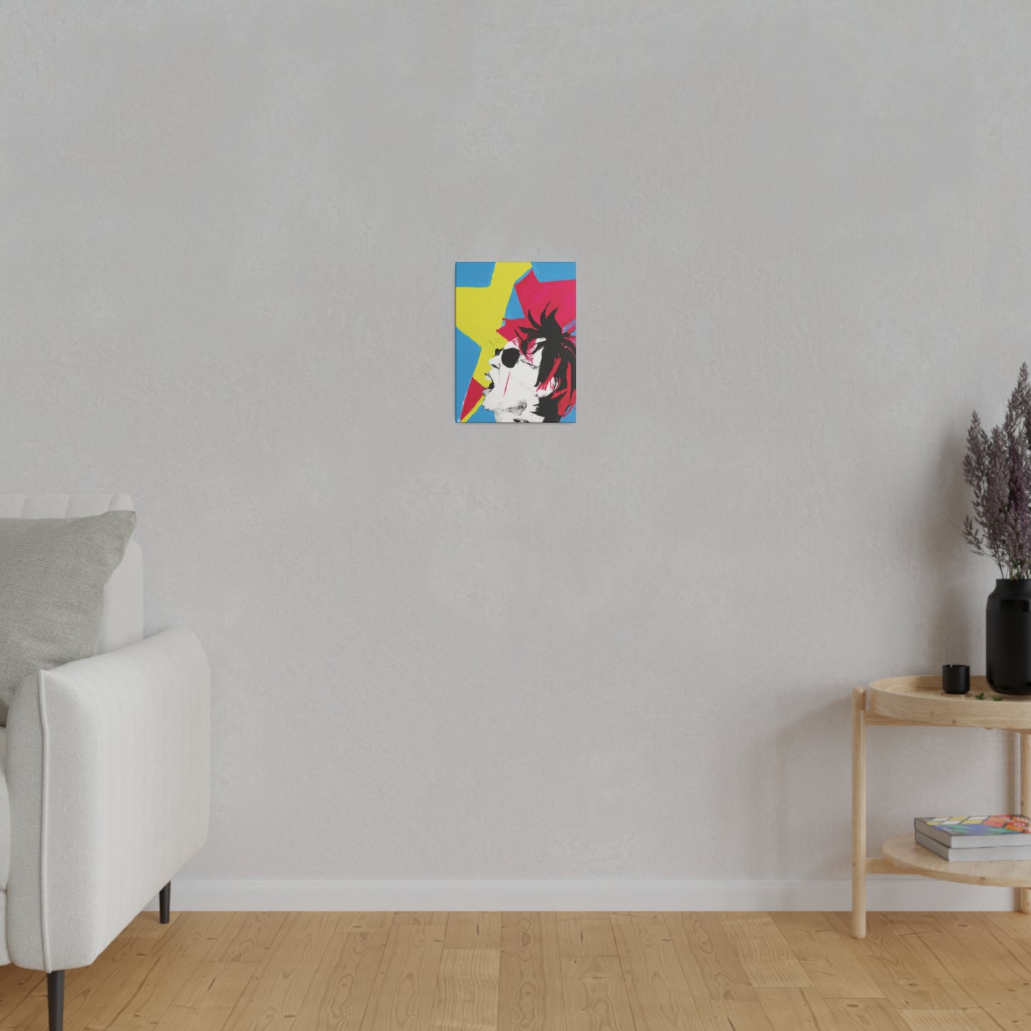 7179X - Rockstar Painting Print | Face | Abstract | Poster | Home Decor | Wall Art | Music Art | Canvas