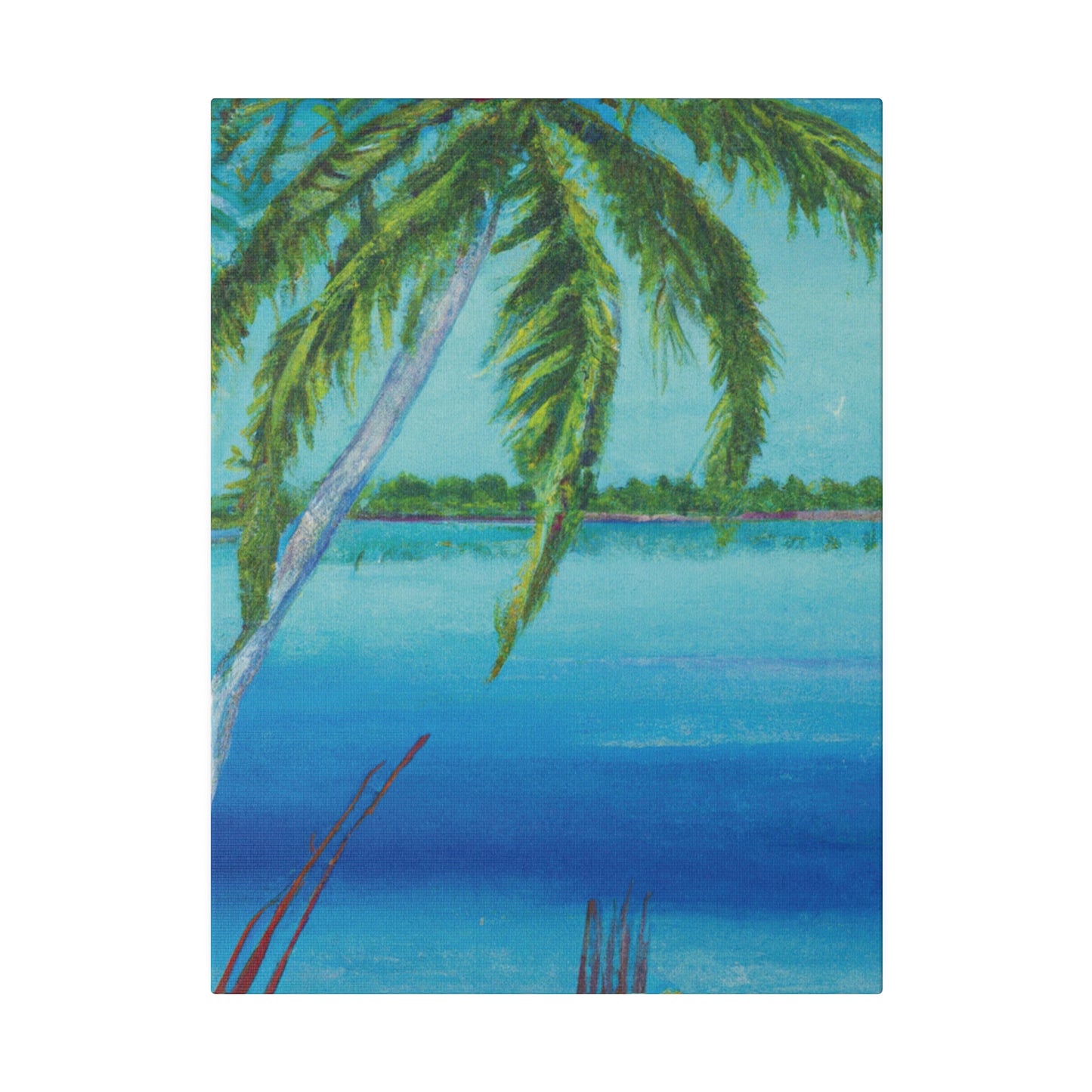 6874M - Bahamas Ocean Painting Print | Bahamas | Ocean | Beach | Poster | Home Decor | Wall Art | Canvas