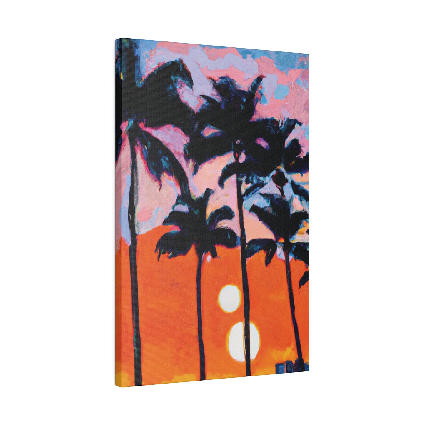 5347Z - Miami Beach Sunset Painting Print | Miami | Beach | Sunset | Poster | Home Decor | Wall Art | Canvas