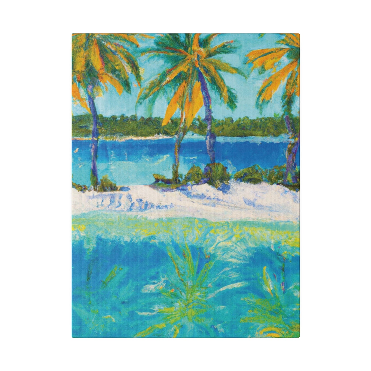 2367X - Bahamas Ocean Painting Print | Bahamas | Ocean | Beach | Poster | Home Decor | Wall Art | Canvas