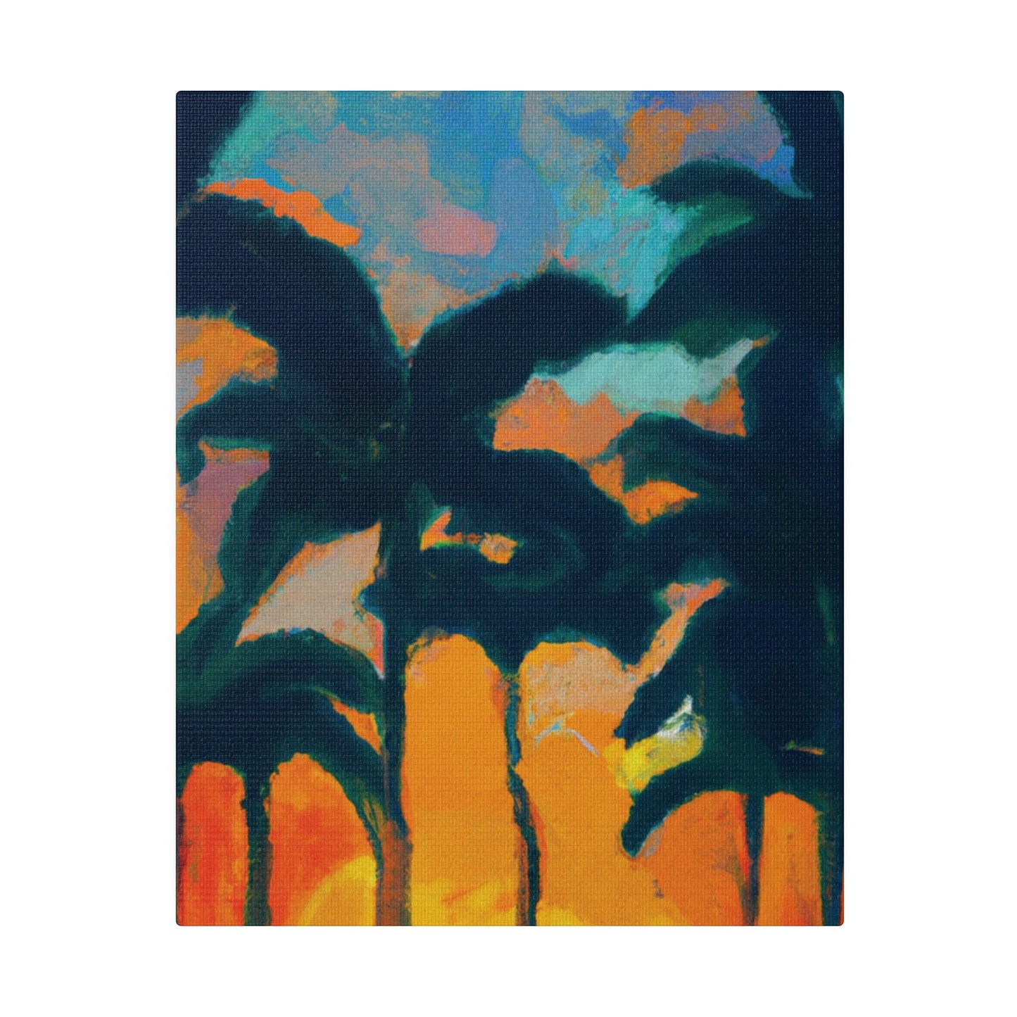 6877B - Miami Beach Sunset Painting Print | Miami | Beach | Sunset | Poster | Home Decor | Wall Art | Canvas