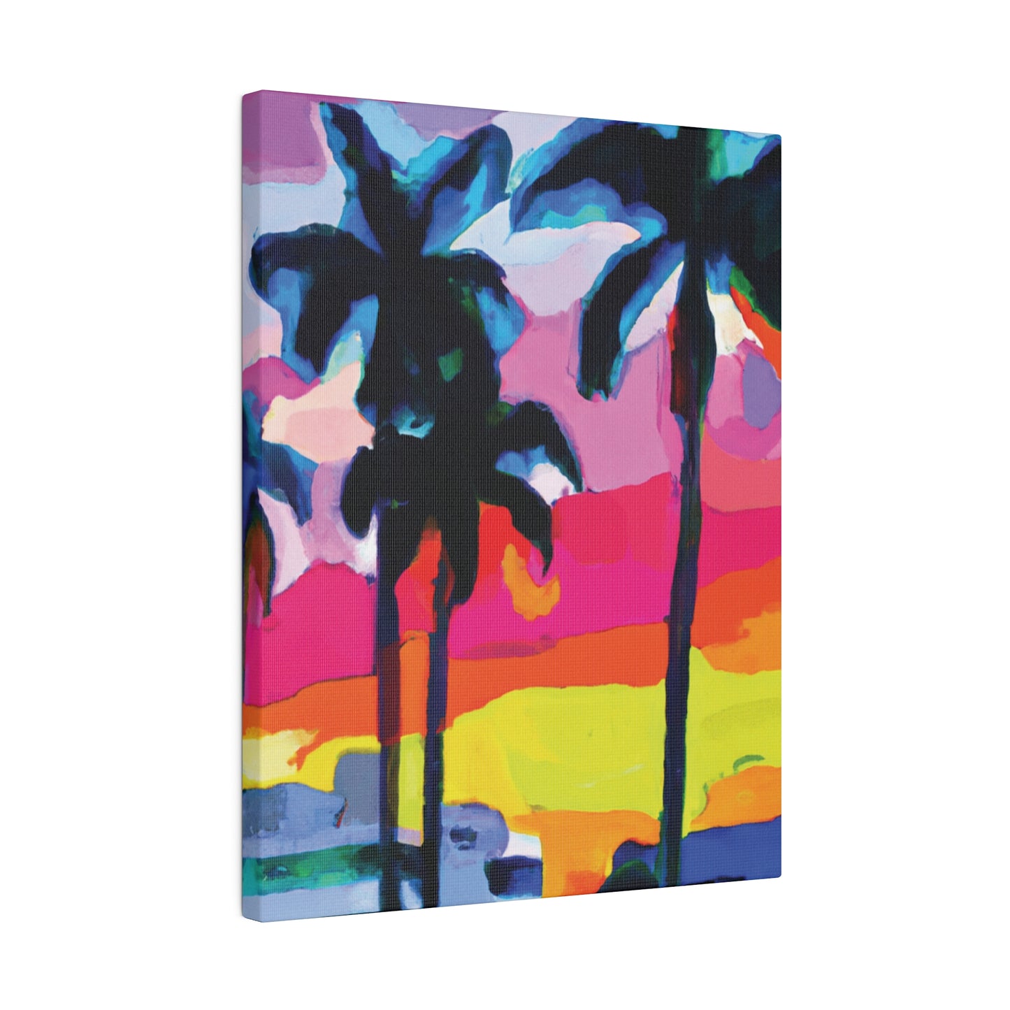9342C - Miami Beach Sunset Painting Print | Miami | Beach | Sunset | Poster | Home Decor | Wall Art | Canvas