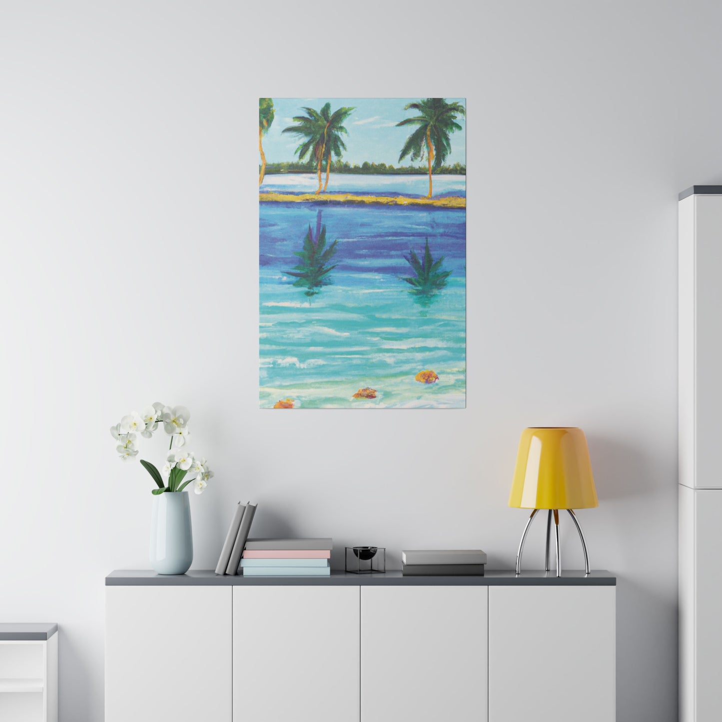 9768P - Bahamas Ocean Painting Print | Bahamas | Ocean | Beach | Poster | Home Decor | Wall Art | Canvas