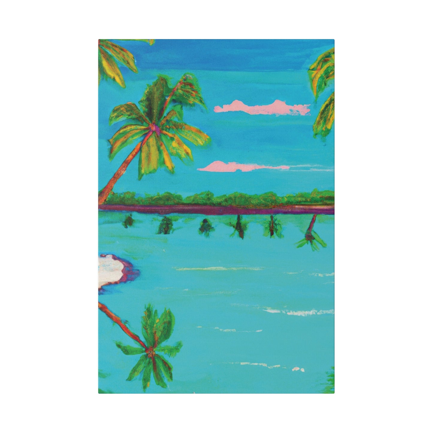 3739G - Bahamas Ocean Painting Print | Bahamas | Ocean | Beach | Poster | Home Decor | Wall Art | Canvas