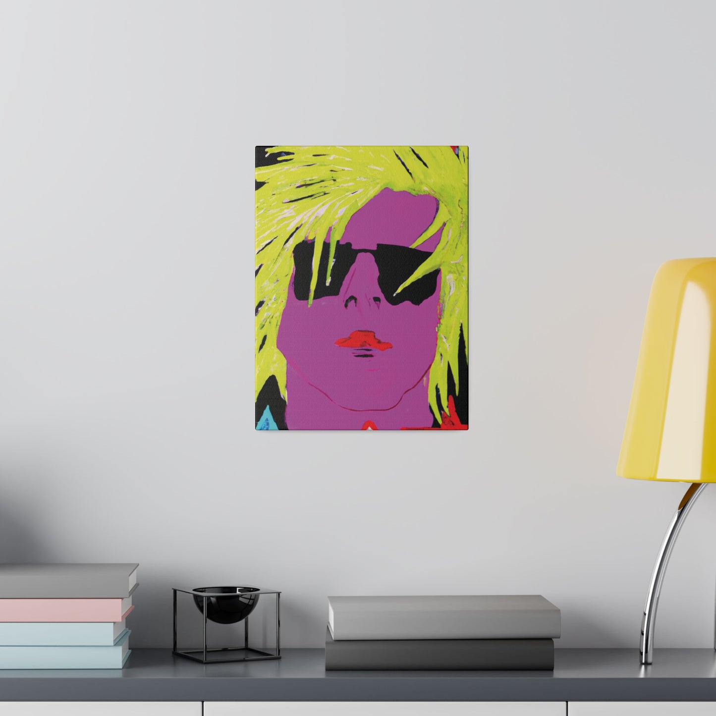 3271U - Rockstar Painting Print | Face | Abstract | Poster | Home Decor | Wall Art | Music Art | Canvas