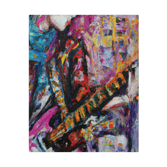 7772X - Rockstar Oil Painting Style Print | Poster | Home Decor | Wall Art | Music Art | Canvas