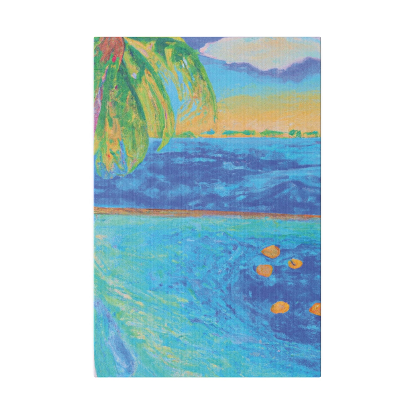 4268O - Bahamas Ocean Painting Print | Bahamas | Ocean | Beach | Poster | Home Decor | Wall Art | Canvas