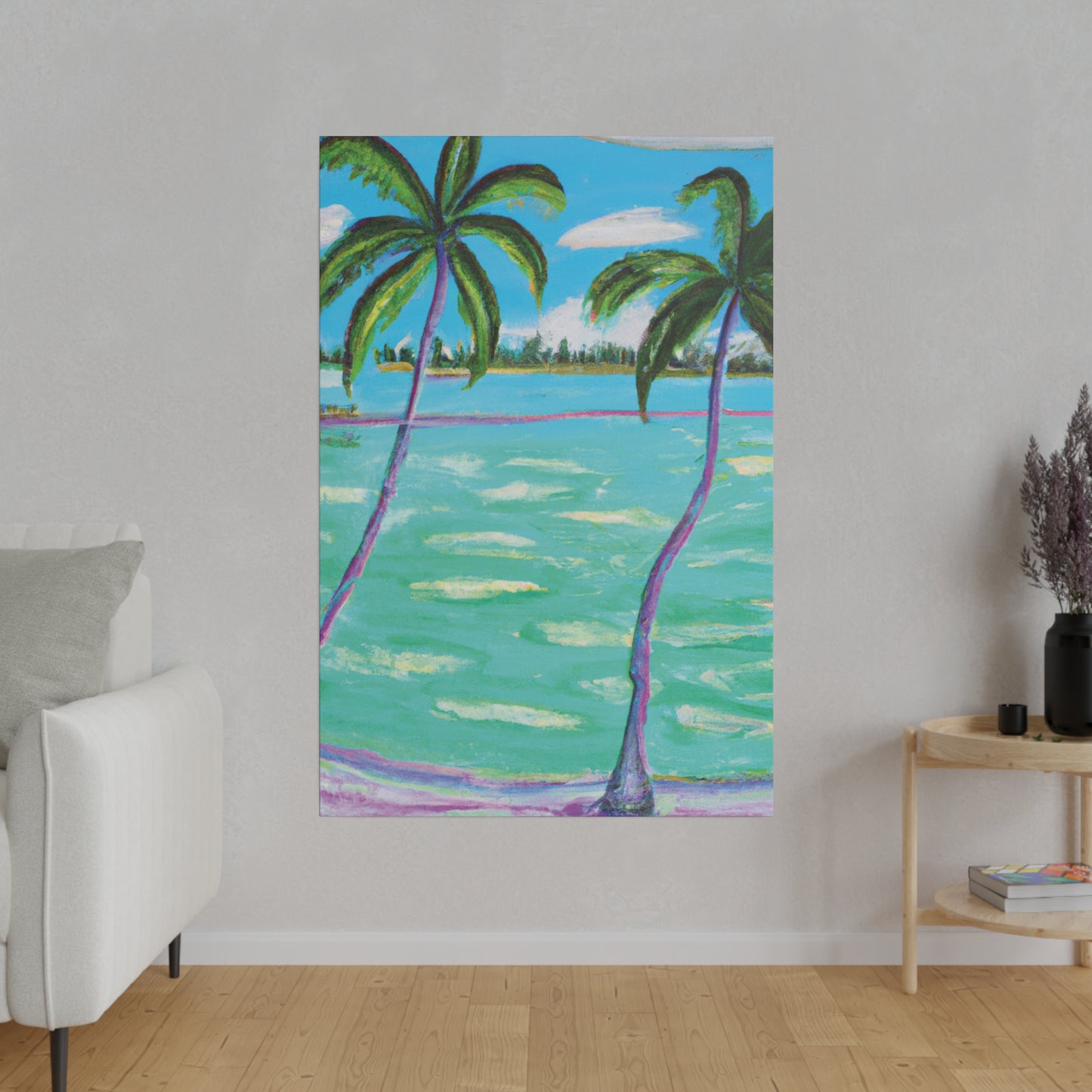 4451X - Bahamas Ocean Painting Print | Bahamas | Ocean | Beach | Poster | Home Decor | Wall Art | Canvas