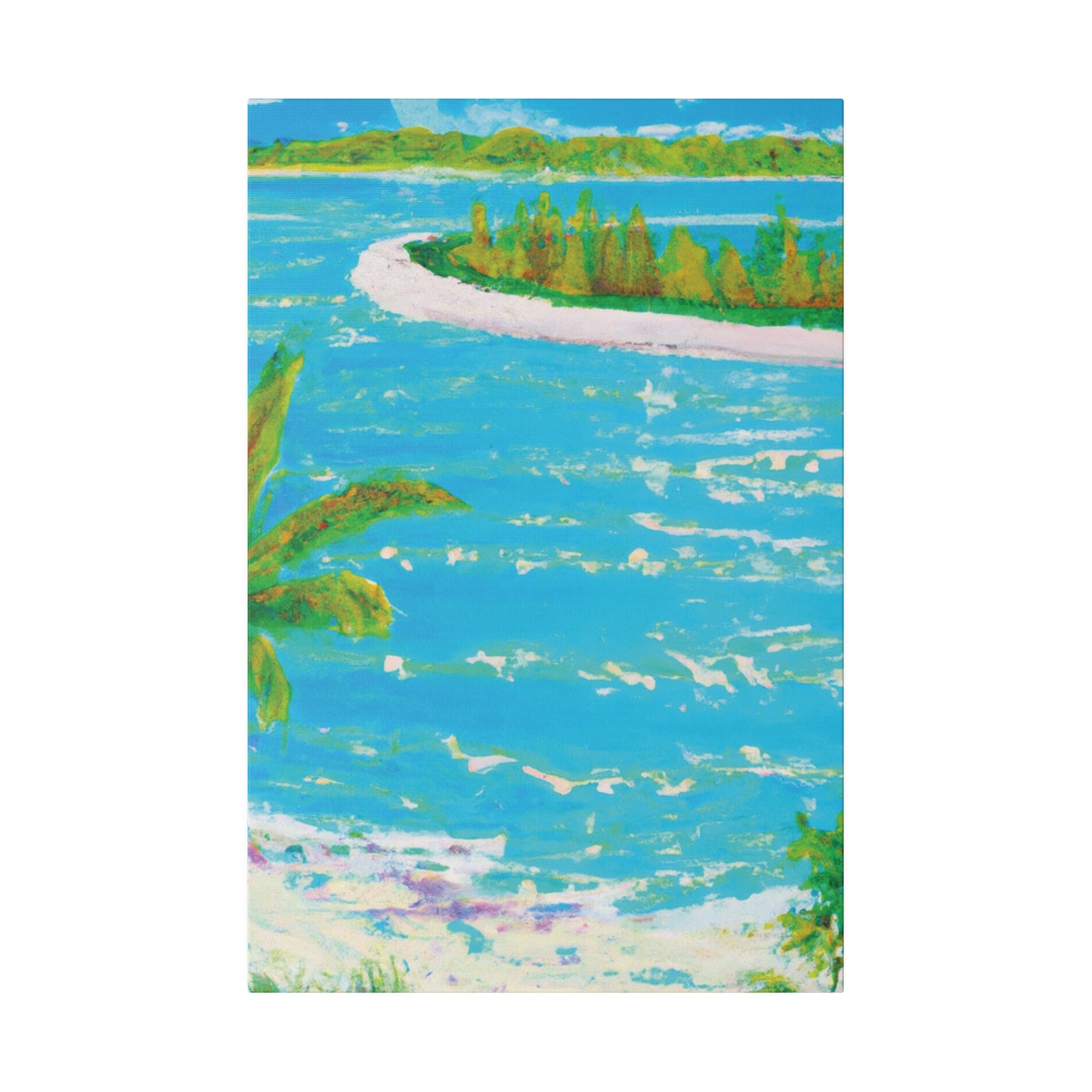 9555G - Bahamas Ocean Painting Print | Bahamas | Ocean | Beach | Poster | Home Decor | Wall Art | Canvas