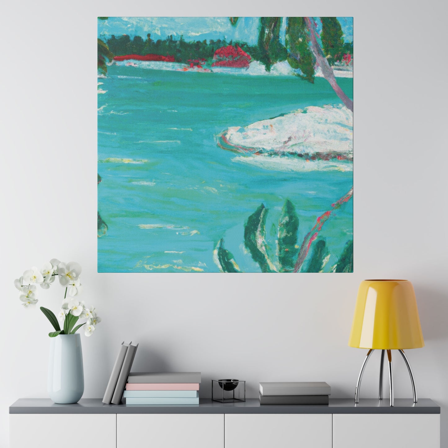 7090Z - Bahamas Ocean Painting Print | Bahamas | Ocean | Beach | Poster | Home Decor | Wall Art | Canvas