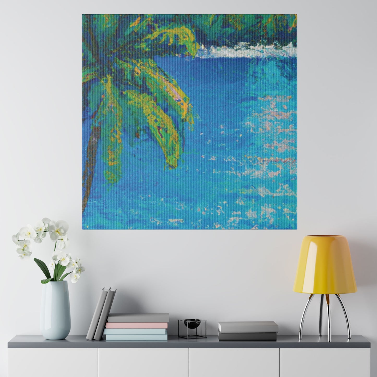 4645A - Bahamas Ocean Painting Print | Bahamas | Ocean | Beach | Poster | Home Decor | Wall Art | Canvas