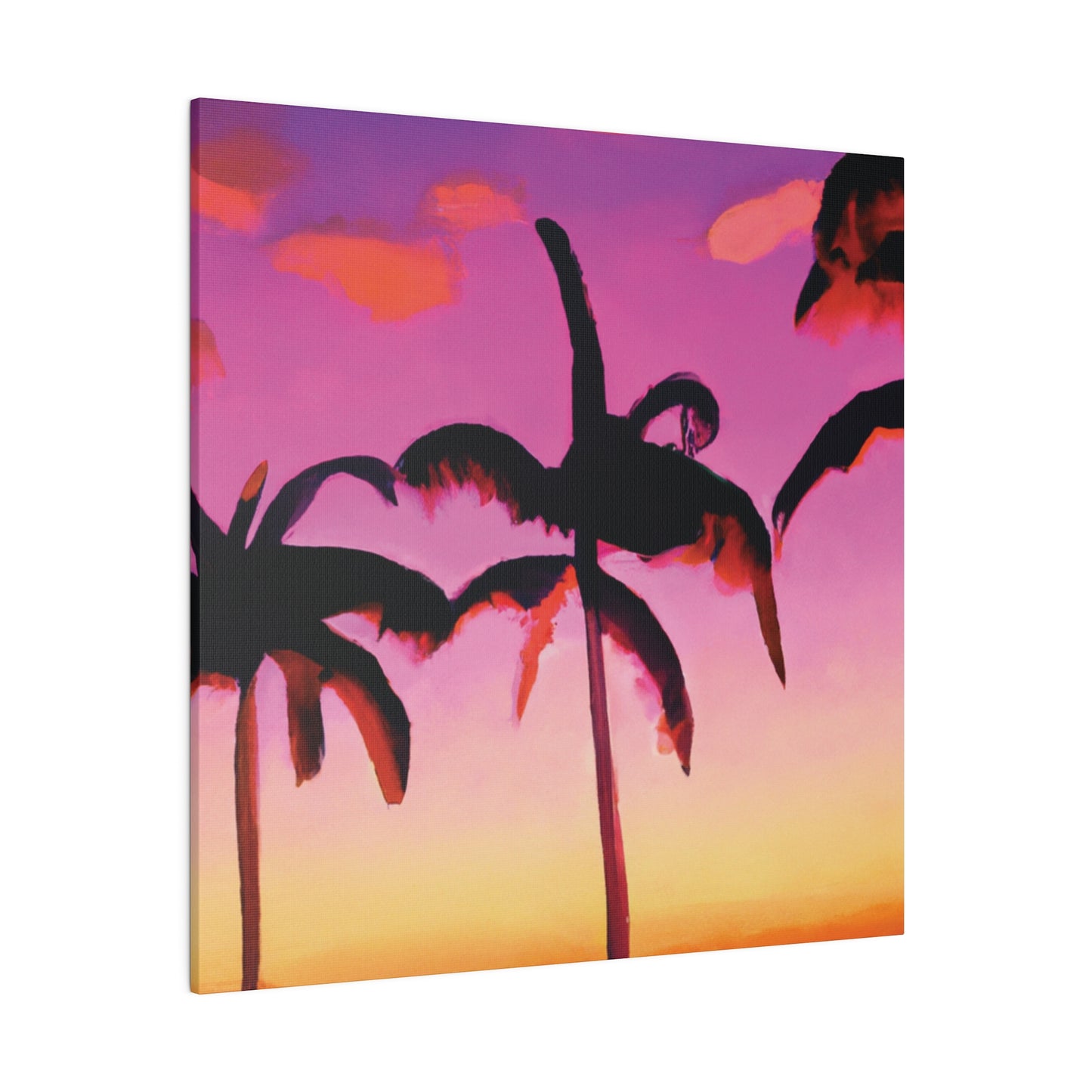 5426A - Miami Beach Sunset Painting Print | Miami | Beach | Sunset | Poster | Home Decor | Wall Art | Canvas