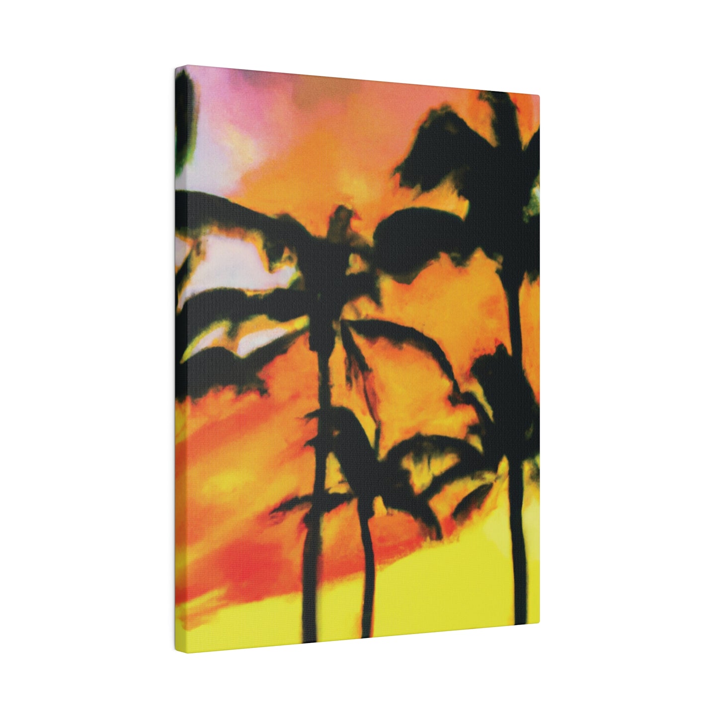 8694V - Miami Beach Sunset Painting Print | Miami | Beach | Sunset | Poster | Home Decor | Wall Art | Canvas