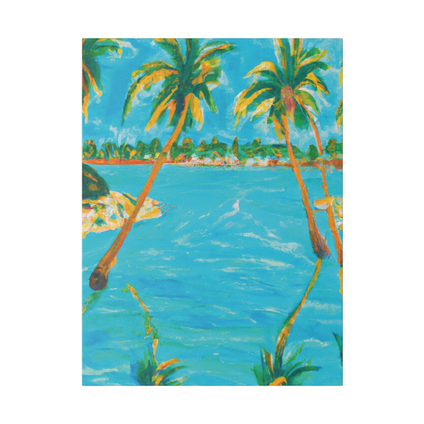 4338G - Bahamas Ocean Painting Print | Bahamas | Ocean | Beach | Poster | Home Decor | Wall Art | Canvas