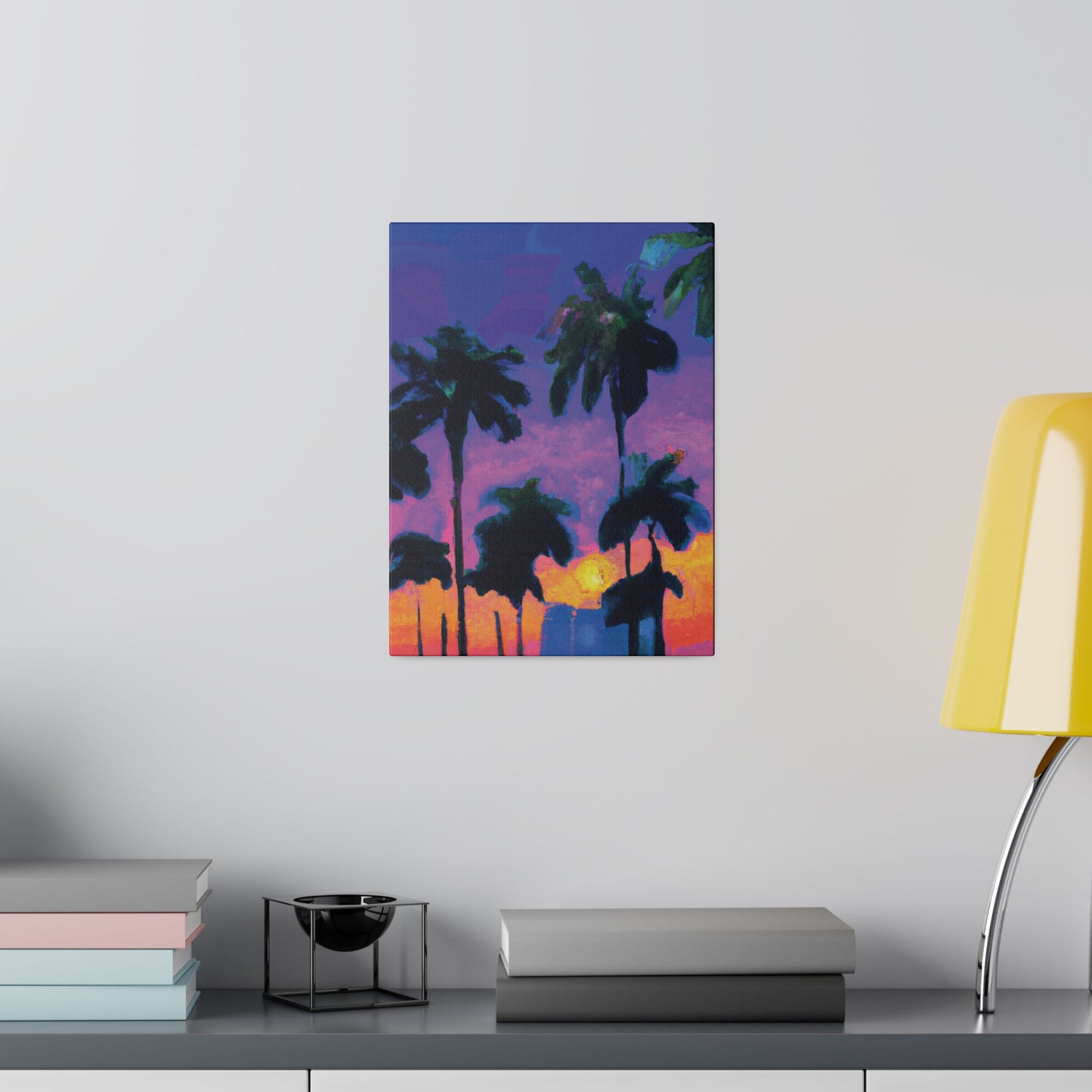 9232V - Miami Beach Sunset Painting Print | Miami | Beach | Sunset | Poster | Home Decor | Wall Art | Canvas