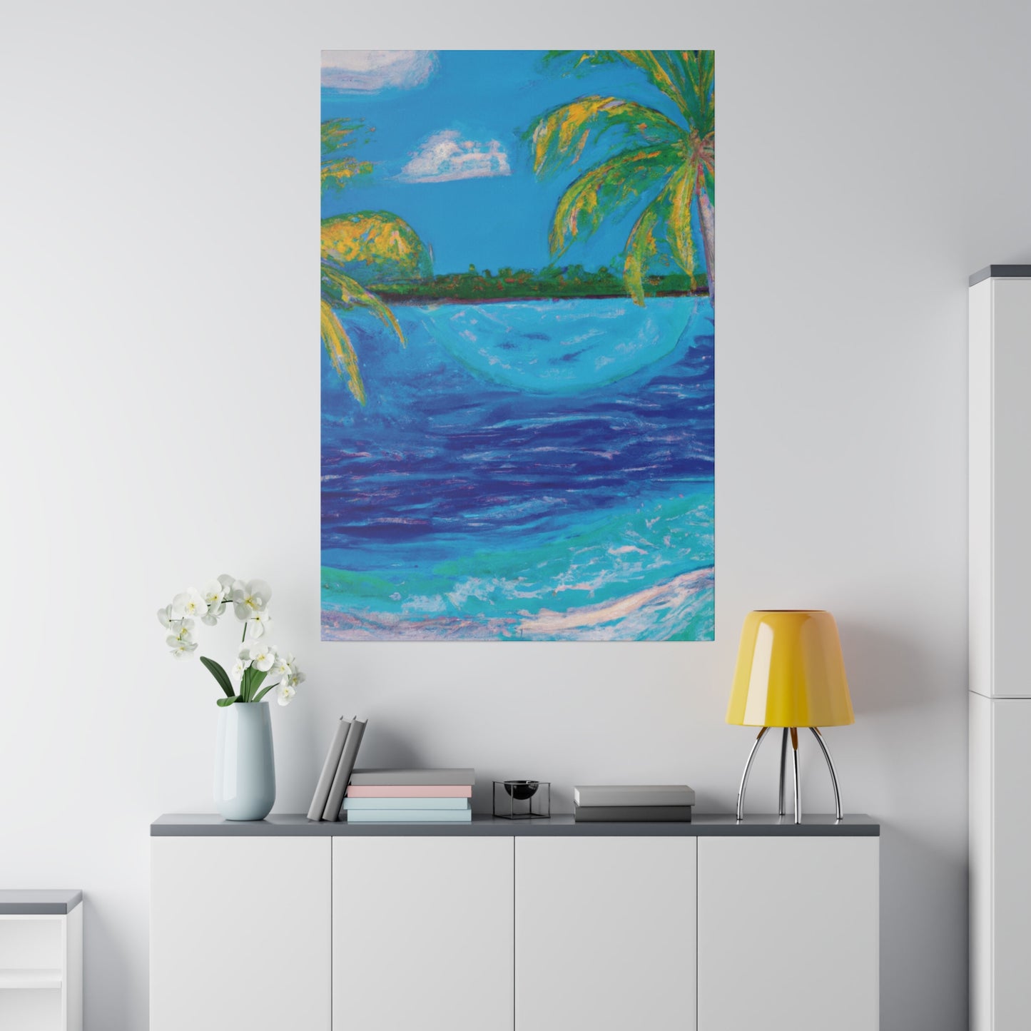 6704T - Bahamas Ocean Painting Print | Bahamas | Ocean | Beach | Poster | Home Decor | Wall Art | Canvas
