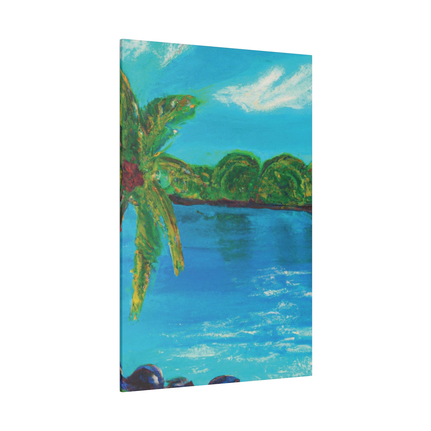 4245A - Bahamas Ocean Painting Print | Bahamas | Ocean | Beach | Poster | Home Decor | Wall Art | Canvas