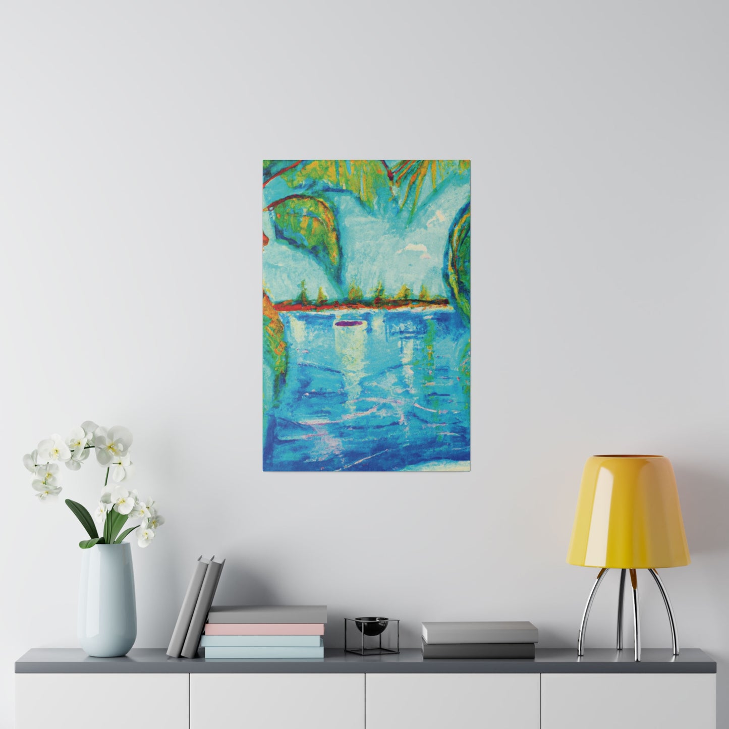 2064E - Bahamas Ocean Painting Print | Bahamas | Ocean | Beach | Poster | Home Decor | Wall Art | Canvas