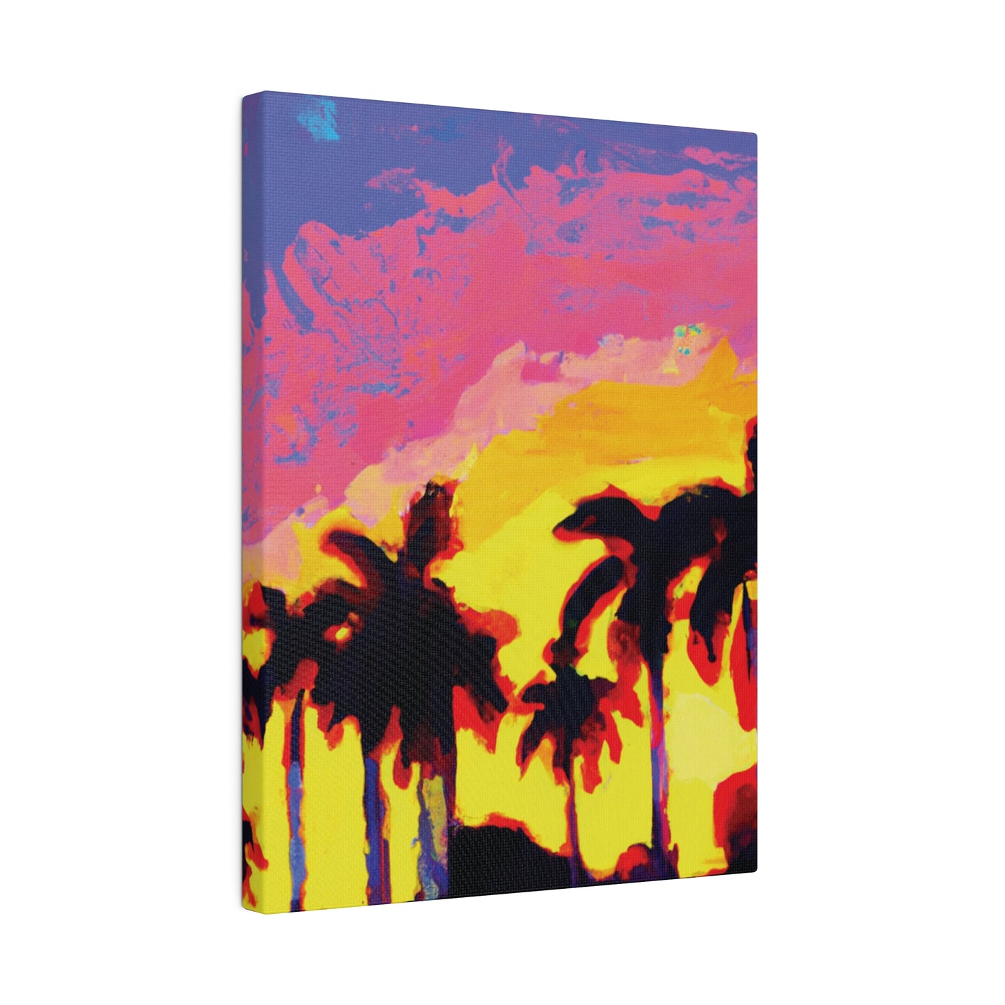 9284G - Miami Beach Sunset Painting Print | Miami | Beach | Sunset | Poster | Home Decor | Wall Art | Canvas