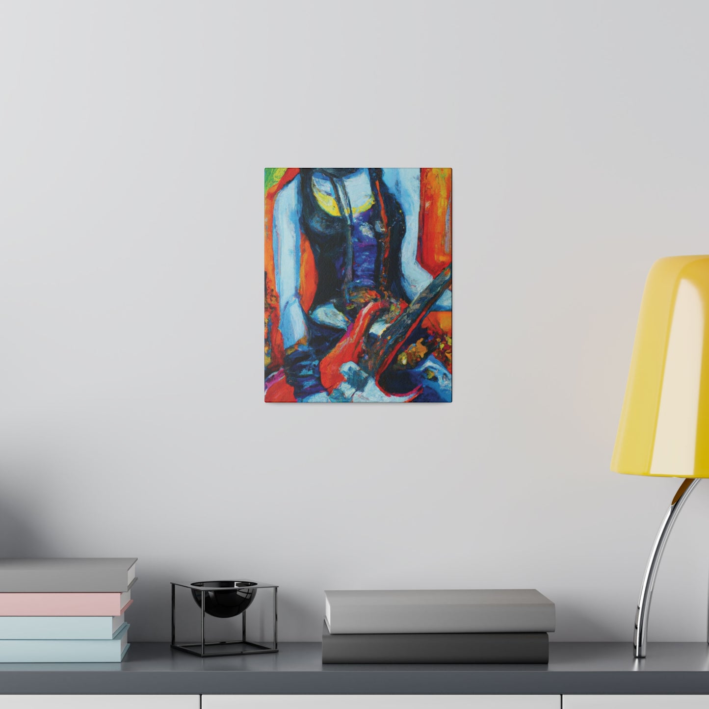 9232G - Rockstar Oil Painting Style Print | Poster | Home Decor | Wall Art | Music Art | Canvas