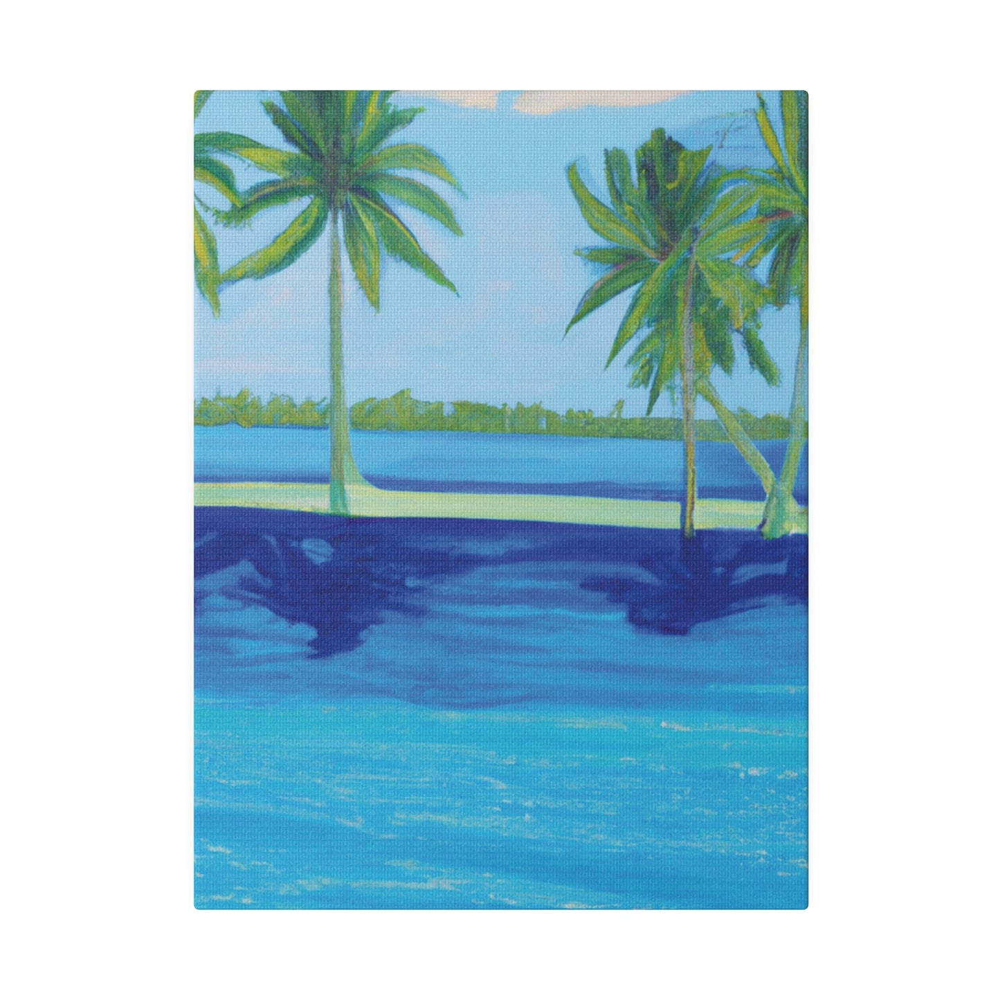 9589F - Bahamas Ocean Painting Print | Bahamas | Ocean | Beach | Poster | Home Decor | Wall Art | Canvas