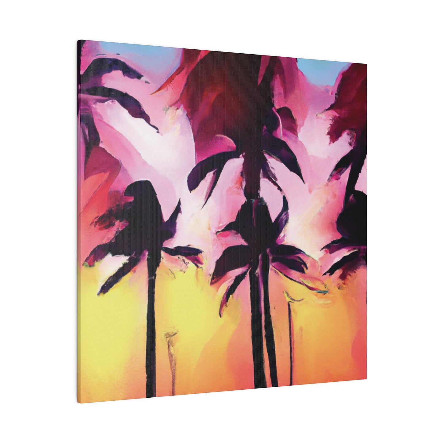 4536X - Miami Beach Sunset Painting Print | Miami | Beach | Sunset | Poster | Home Decor | Wall Art | Canvas