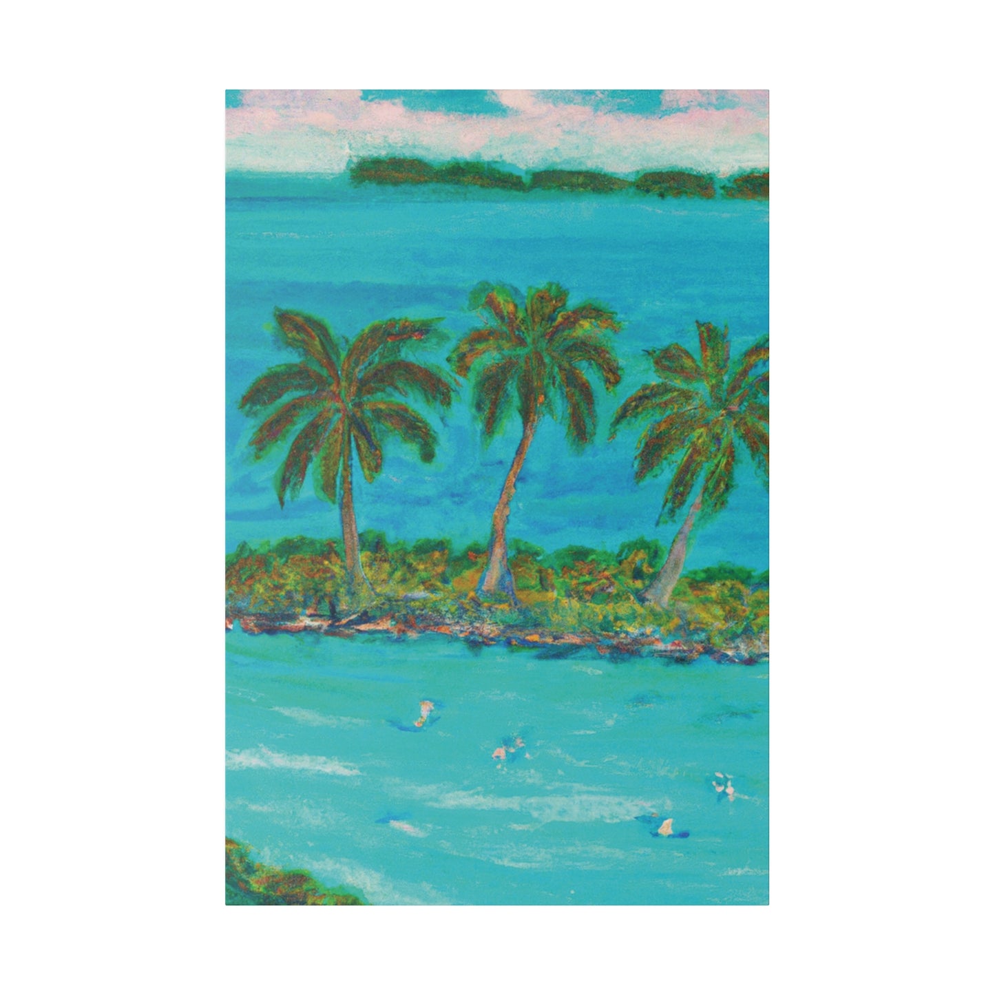 4205N - Bahamas Ocean Painting Print | Bahamas | Ocean | Beach | Poster | Home Decor | Wall Art | Canvas