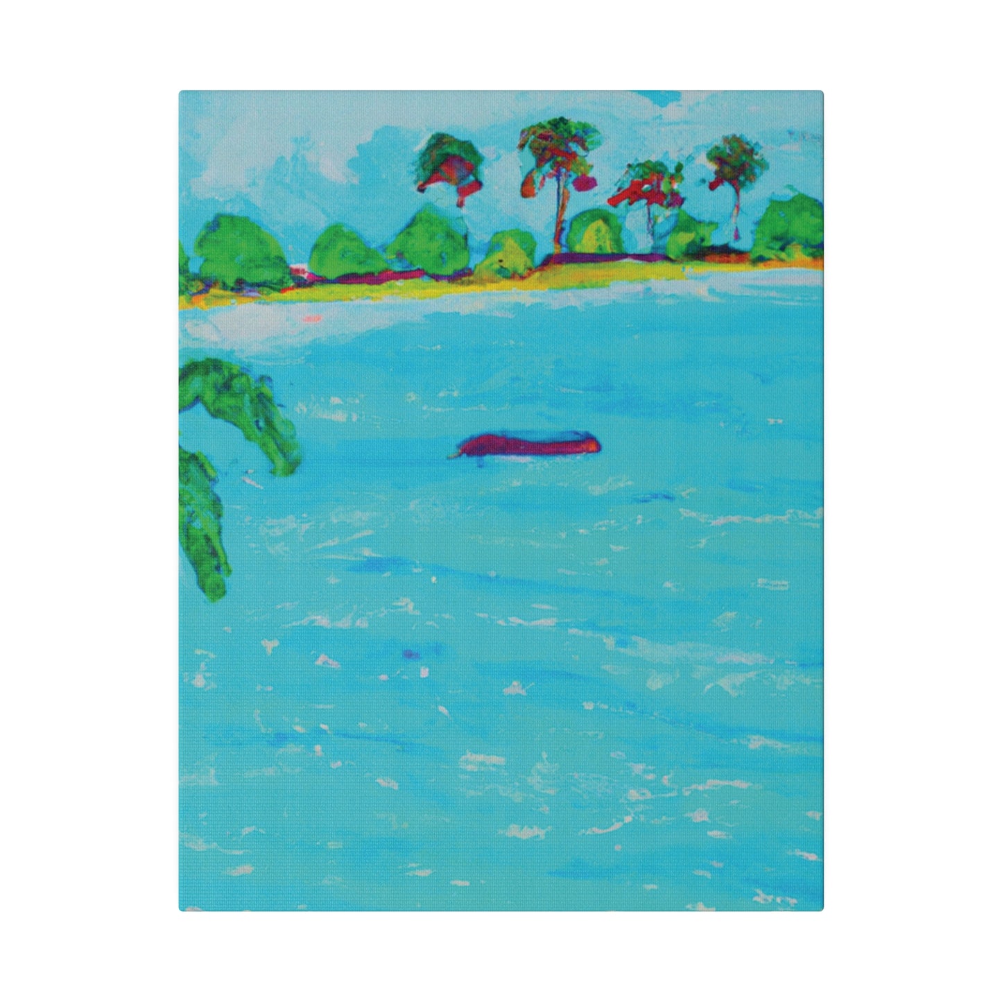 7481H - Bahamas Ocean Painting Print | Bahamas | Ocean | Beach | Poster | Home Decor | Wall Art | Canvas