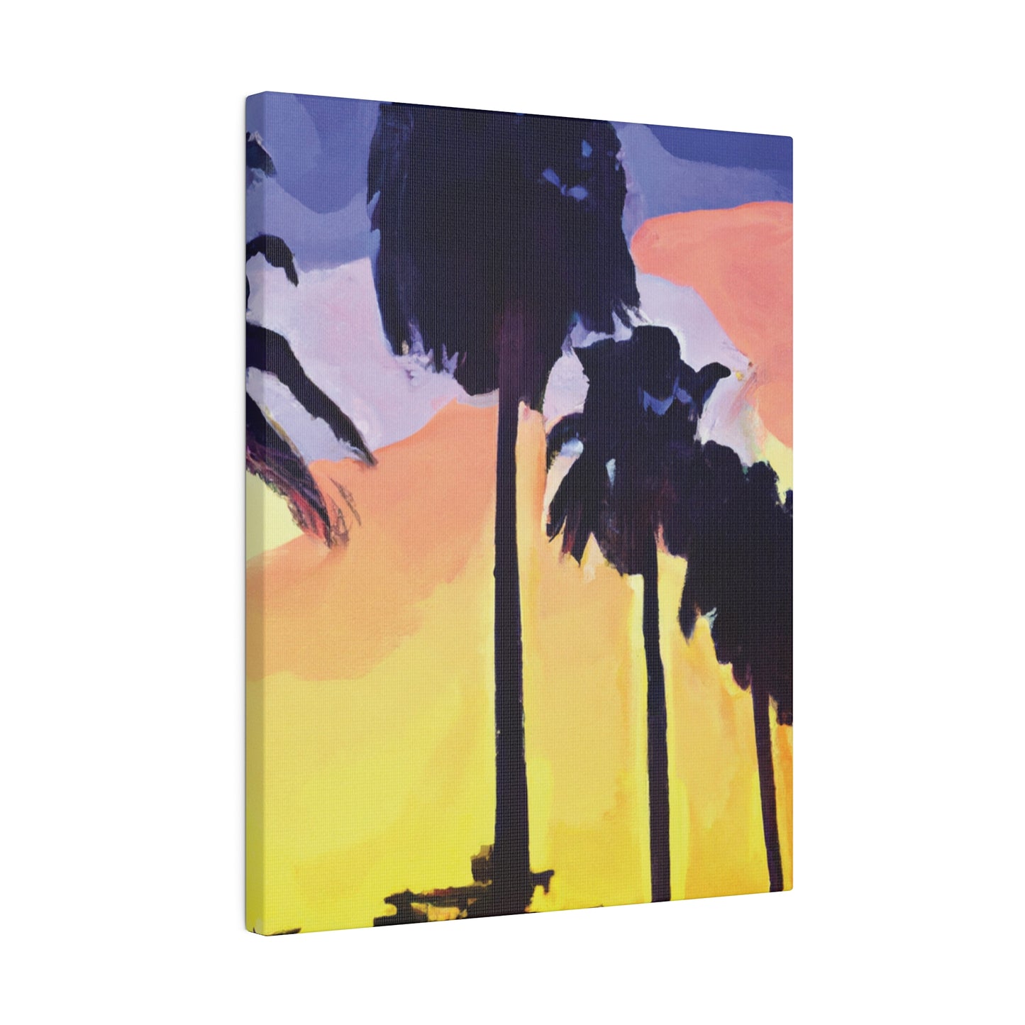 8023Y - Miami Beach Sunset Painting Print | Miami | Beach | Sunset | Poster | Home Decor | Wall Art | Canvas