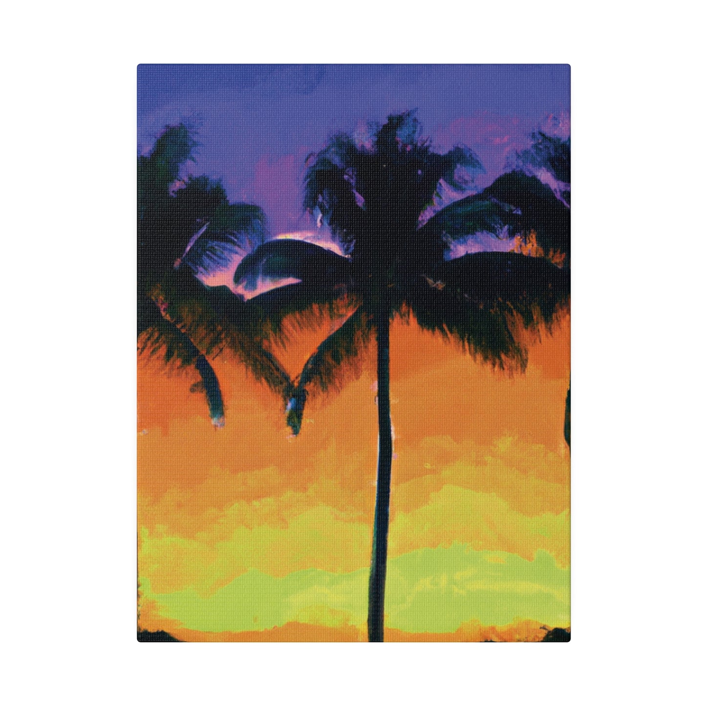 6354V - Miami Beach Sunset Painting Print | Miami | Beach | Sunset | Poster | Home Decor | Wall Art | Canvas