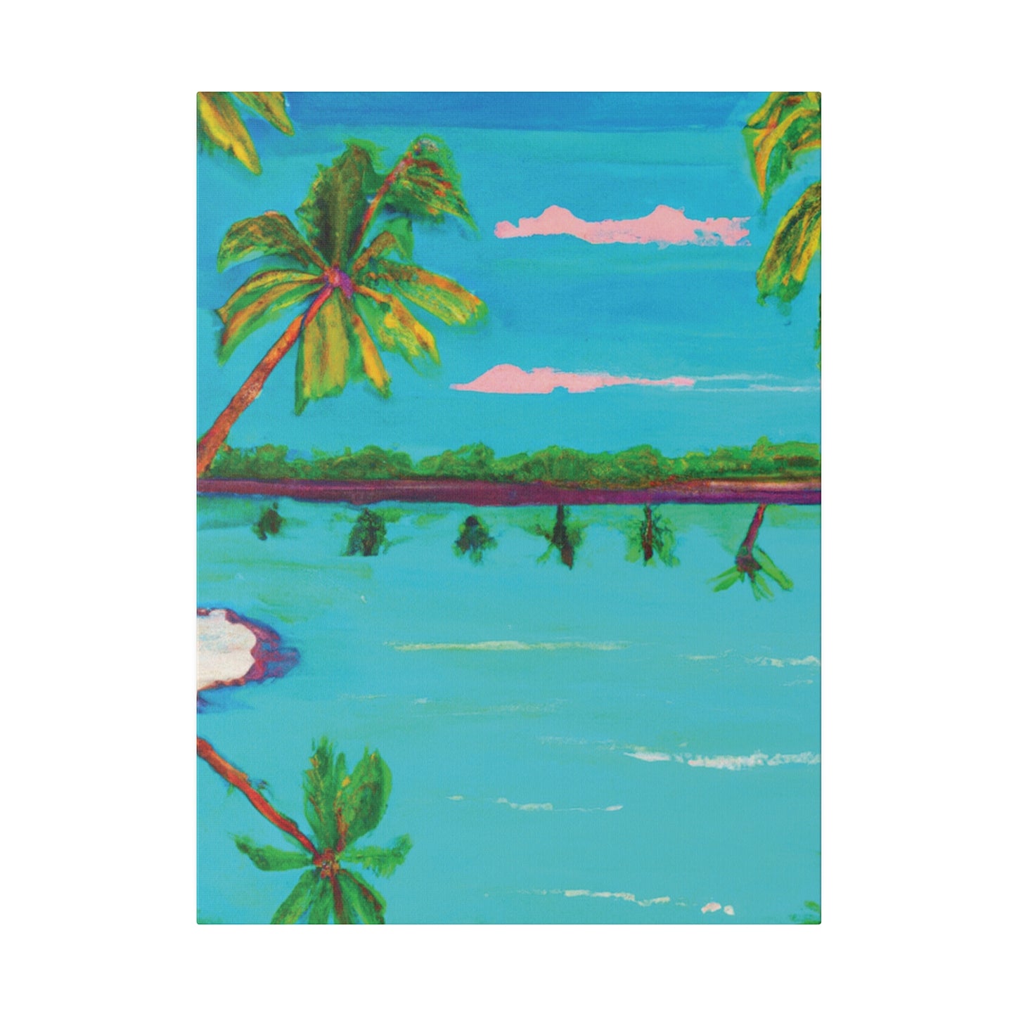 3739G - Bahamas Ocean Painting Print | Bahamas | Ocean | Beach | Poster | Home Decor | Wall Art | Canvas