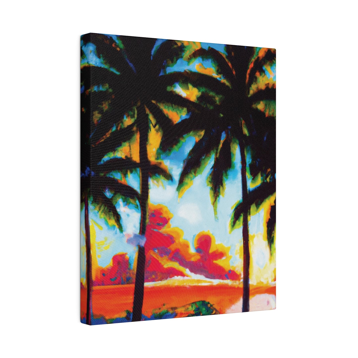 941Q - Miami Beach Sunset Painting Print | Miami | Beach | Sunset | Poster | Home Decor | Wall Art | Canvas