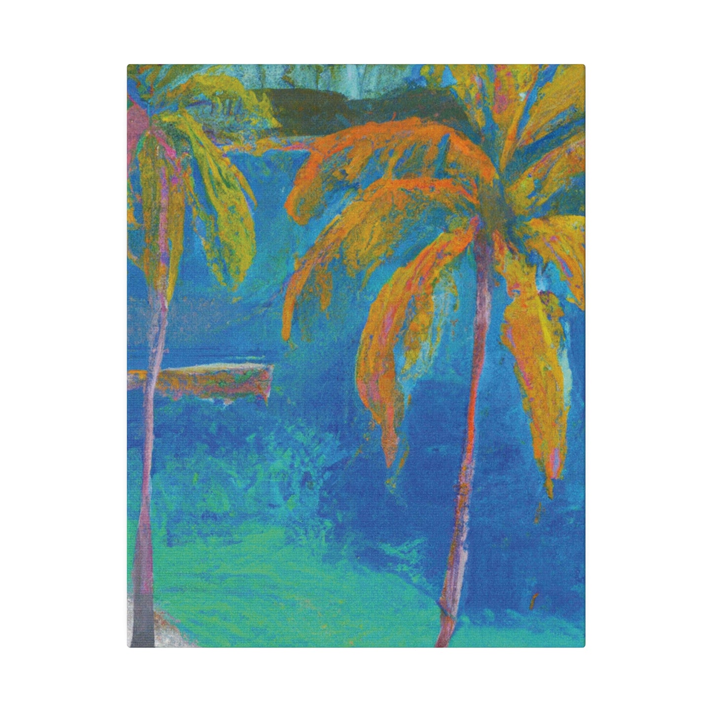 5481T - Bahamas Ocean Painting Print | Bahamas | Ocean | Beach | Poster | Home Decor | Wall Art | Canvas